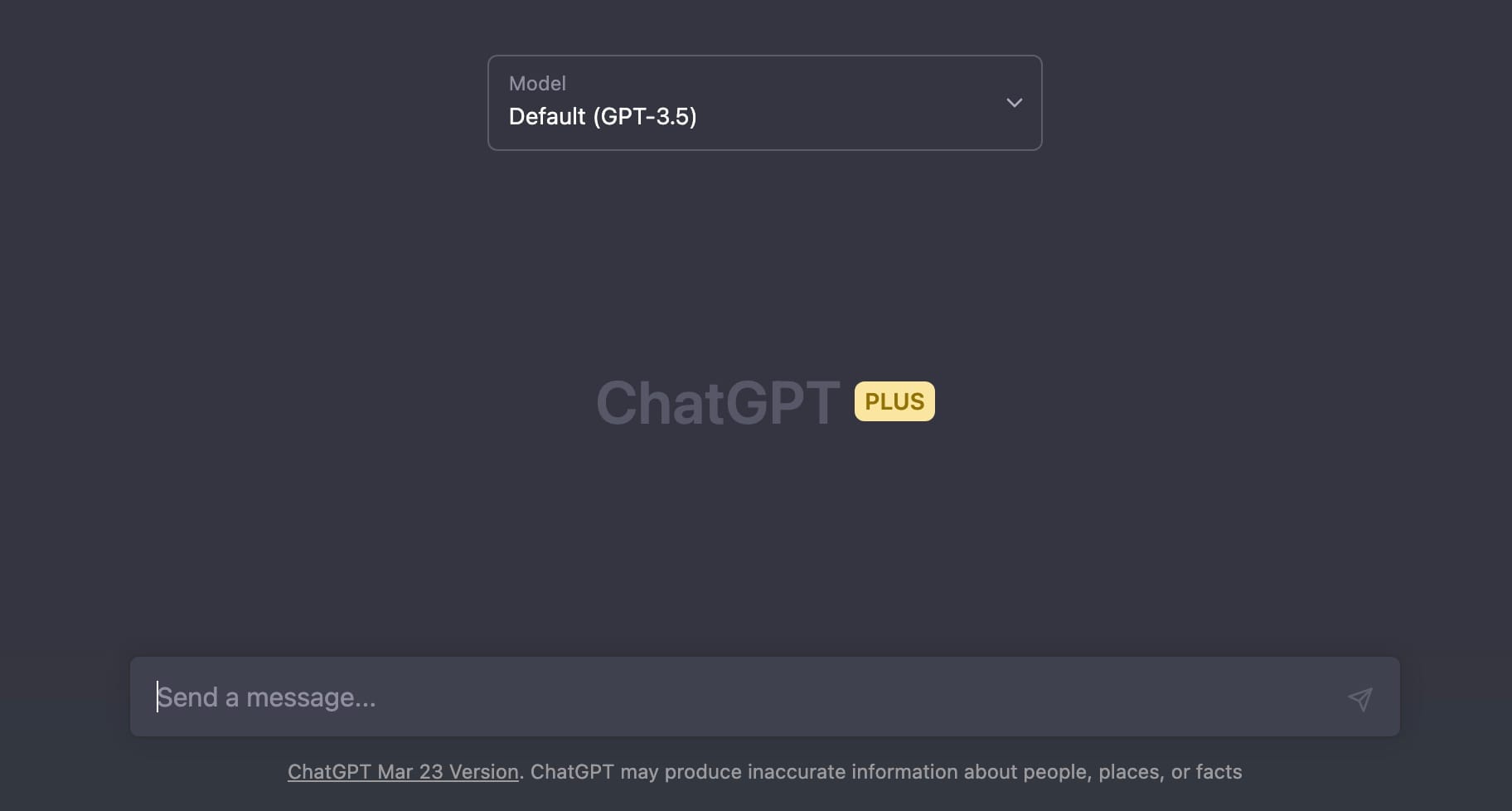 Screenshot di ChatGPT